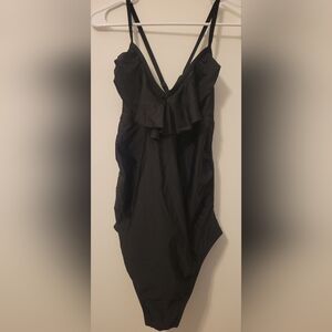 Isabel Maternity Bathing Suit - black - size small